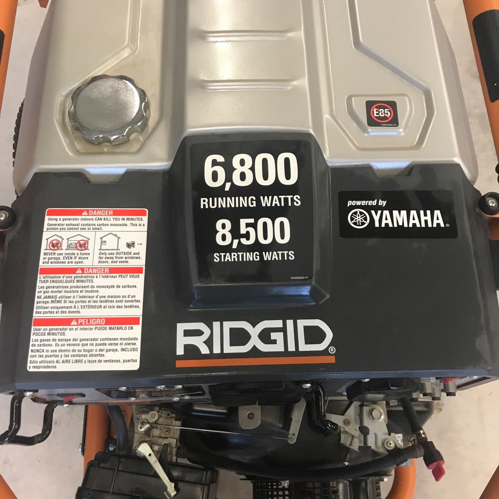 Ridgid Portable generator 6,800 watts never used Gensmart