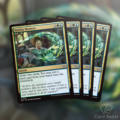 MTG Magic x4 Eureka Moment 0216 Commander: Duskmourn DSC Playset
