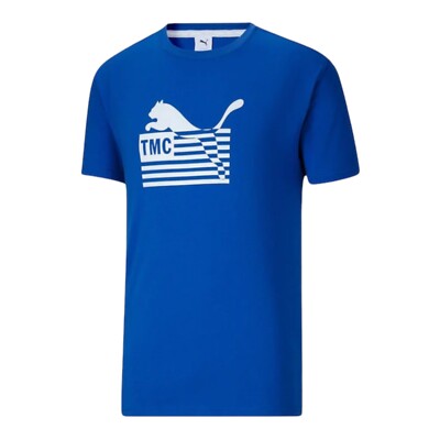 Puma Men's x TMC Every Day Hussle T-Shirt 533686 03 Royal - BRAND NEW
