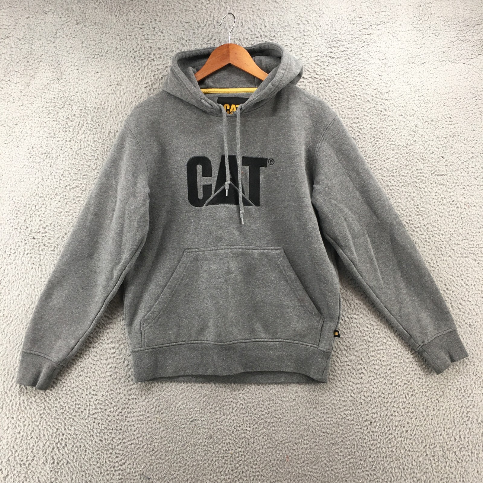 トップス naviverse Cat Hoodie_Gray Cat Hoodie Sweatshirt Mens M Gray Cotton Blend Long Sleeve