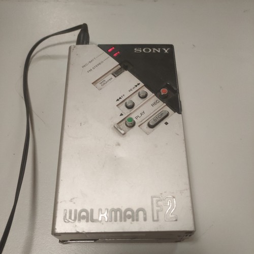 parts only Vintage SONY WM-F2 FM Walkman Stereo Cassette *As