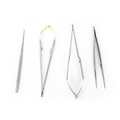 BOSS Micro Scissors Needle Holder Set 71-5330 50-1491 65-2122 185-5001