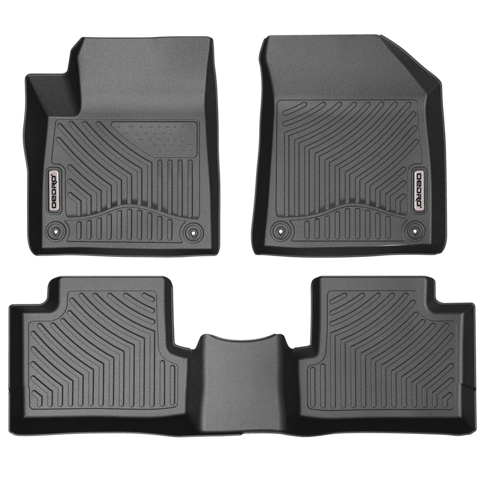 OEDRO Floor Mats Fit for 20162019 Jeep Cherokee Full Set Liners Unique