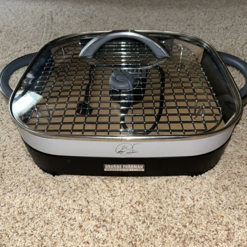 George Foreman Immersible Skillet Smokeless Grill 1500 Watts Model Sk1403P George Foreman Immersible Skillet Smokeless Grill 1500 Watts Model Sk1403P
