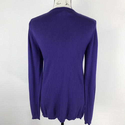 LIZ LANGE Maternity Classic Neckline Blue Knit Casual Sweater Women's Size Small