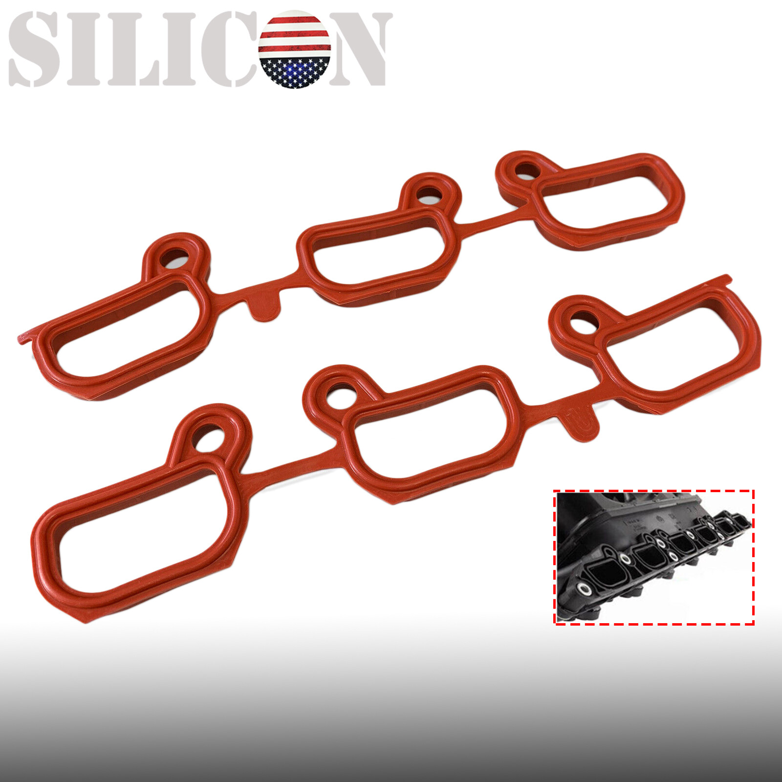 New Intake Manifold Gasket Set For 2001-2005 BMW 325i 325xi 330i 330xi 525i 530i