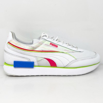

Кроссовки Puma Mens Future Rider Double Spectra 382740-01 Белая Повседневная Обувь 12, Белый, Future Rider Double Spectra