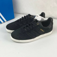 adidas gazelle womens black suede