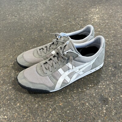 asics mens onitsuka tiger ultimate 81 hn201 gray running shoes lace up size 75 185523462483