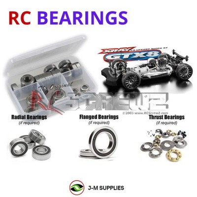 RCScrewZ Rubber Shielded Bearings xra069r for XRAY GTX8 1/8 GT (350500) | KIT