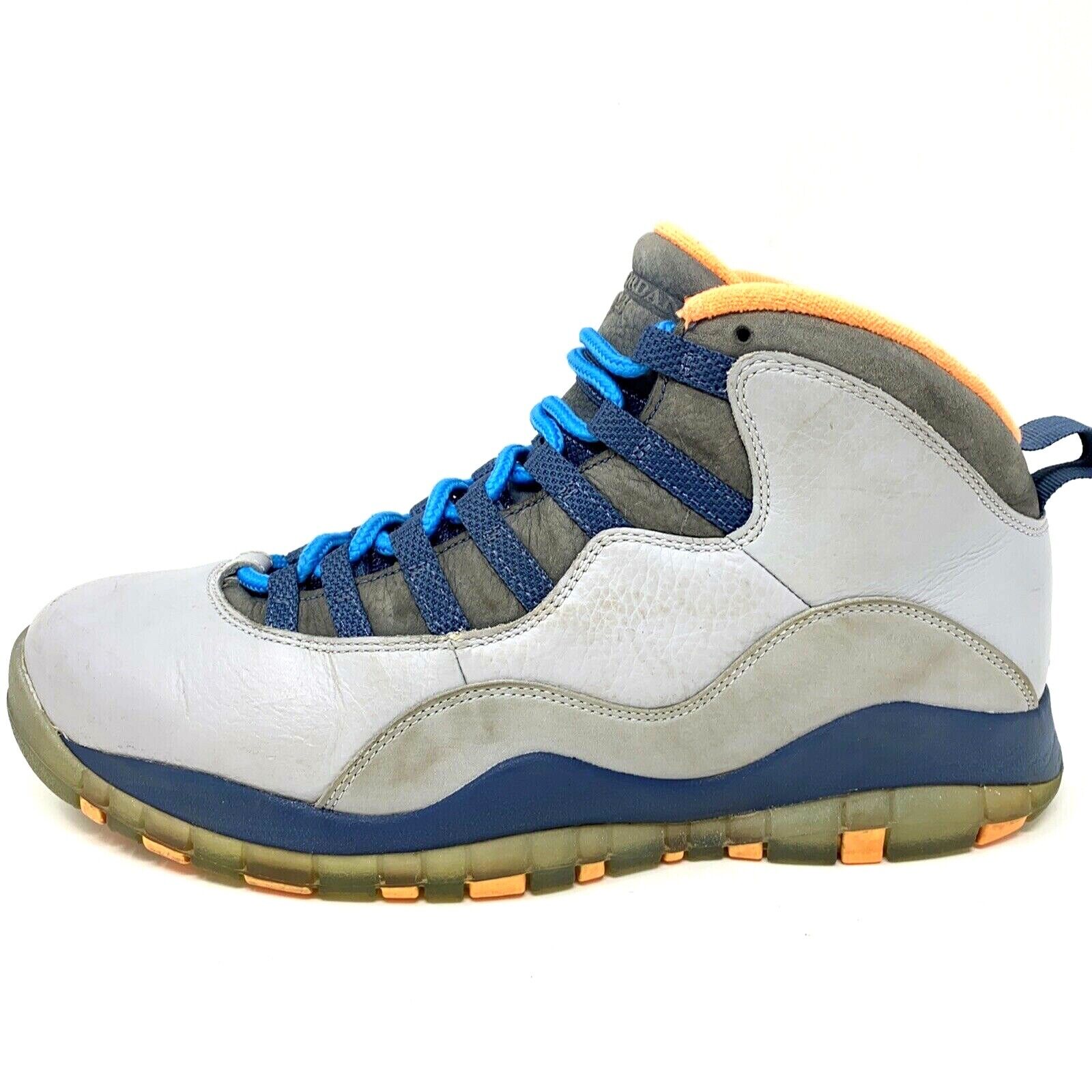 Nike Air Jordan 10 Retro Bobcats Wolf Grey Powder Blue Nike Air Jordan 10 Retro Bobcats Wolf Grey Powder Blue