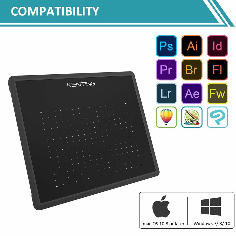 Portable Stylus Digital Drawing Pen Tablet Signature Pad Huion 420 H420 680s 580
