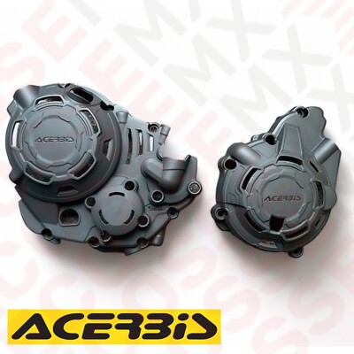 HONDA ACERBIS X-POWER CLUTCH & IGNITION COVERS BLACK CRF250L CRF300L 2021-2025