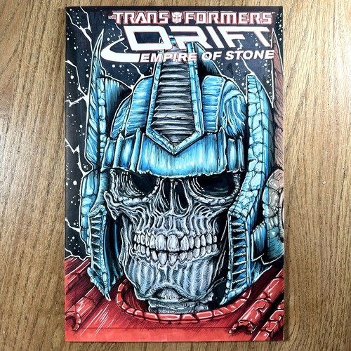 洋書 Transformers: Empires of Stone Optimus Prime Skull Rob Israel Art On A Transformers #1