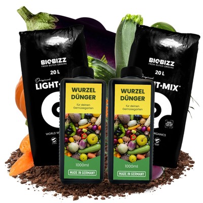 2L Gemüsedünger Konzentrat 40 Liter Erde Wurzeldünger Wurzelgemüse Wurzel Gemüse
