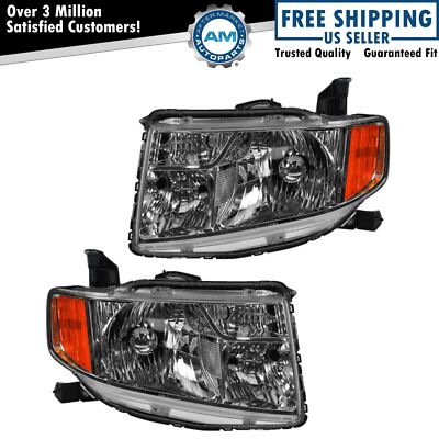 Headlight Set Left & Right For 2009-2011 Honda Element HO2518130 HO2519130