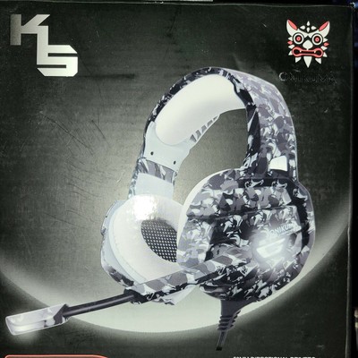 Gaming Headset PS4  Headphones with Noise Canceling Mic & LED Light