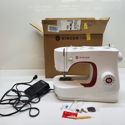 Singer MX231 Home Sewing Machine For Parts/ Repair UNTESTED