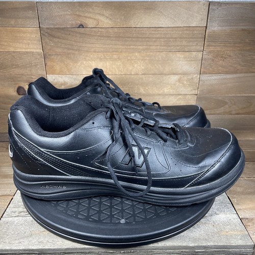 New Balance 577 Walking SL-2 Shoes Lace Up Black MW577BK