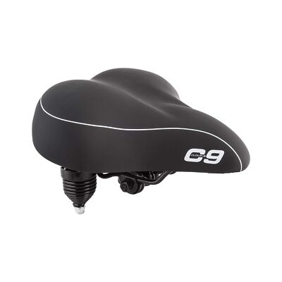 Suspension Cruiser Saddle, Cruiser Gel, Tri-color Black