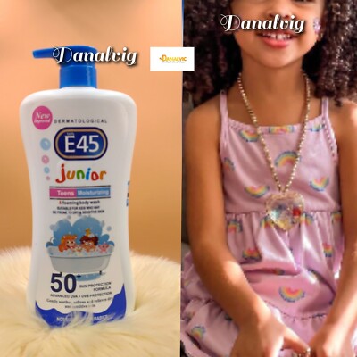 E45 Junior Teens Moisturizing & Glowing Body Lotion  E45 1 bottle Kids & Teen