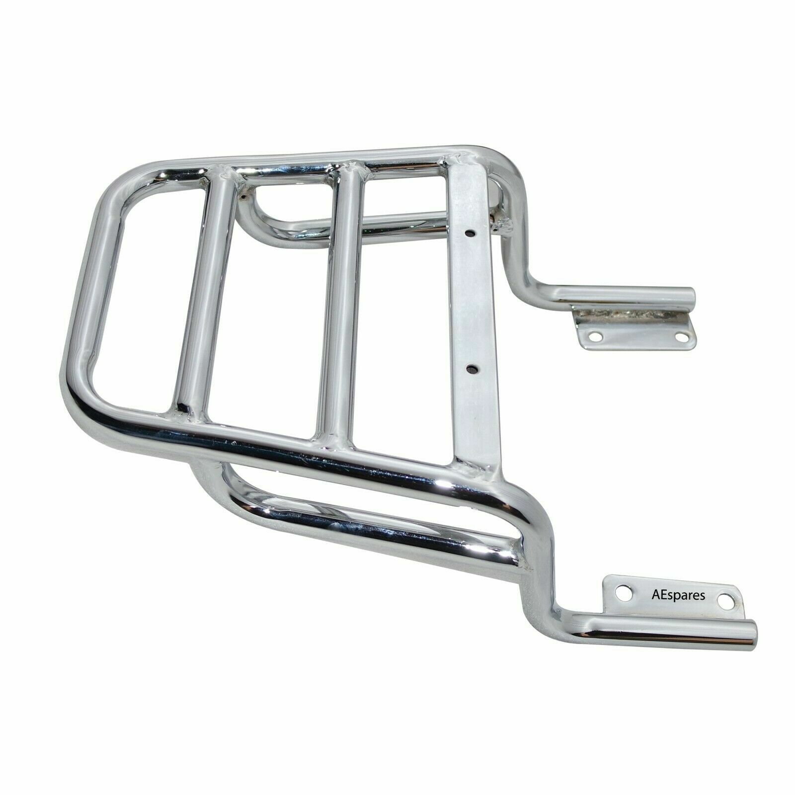 10x Fits Royal Enfield Interceptor 650cc Rear Rack Luggage Carrier Chrome  