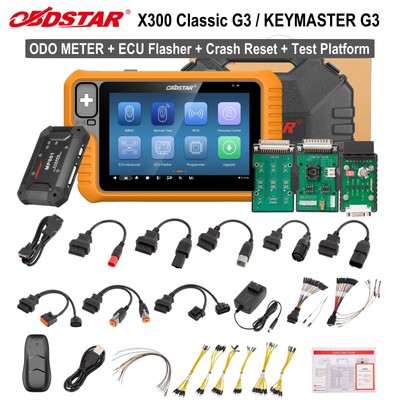 OBDSTAR X300 Classic G3 Full Version Key Progarmmer For Car/HD/E-Car/Moto/Marine
