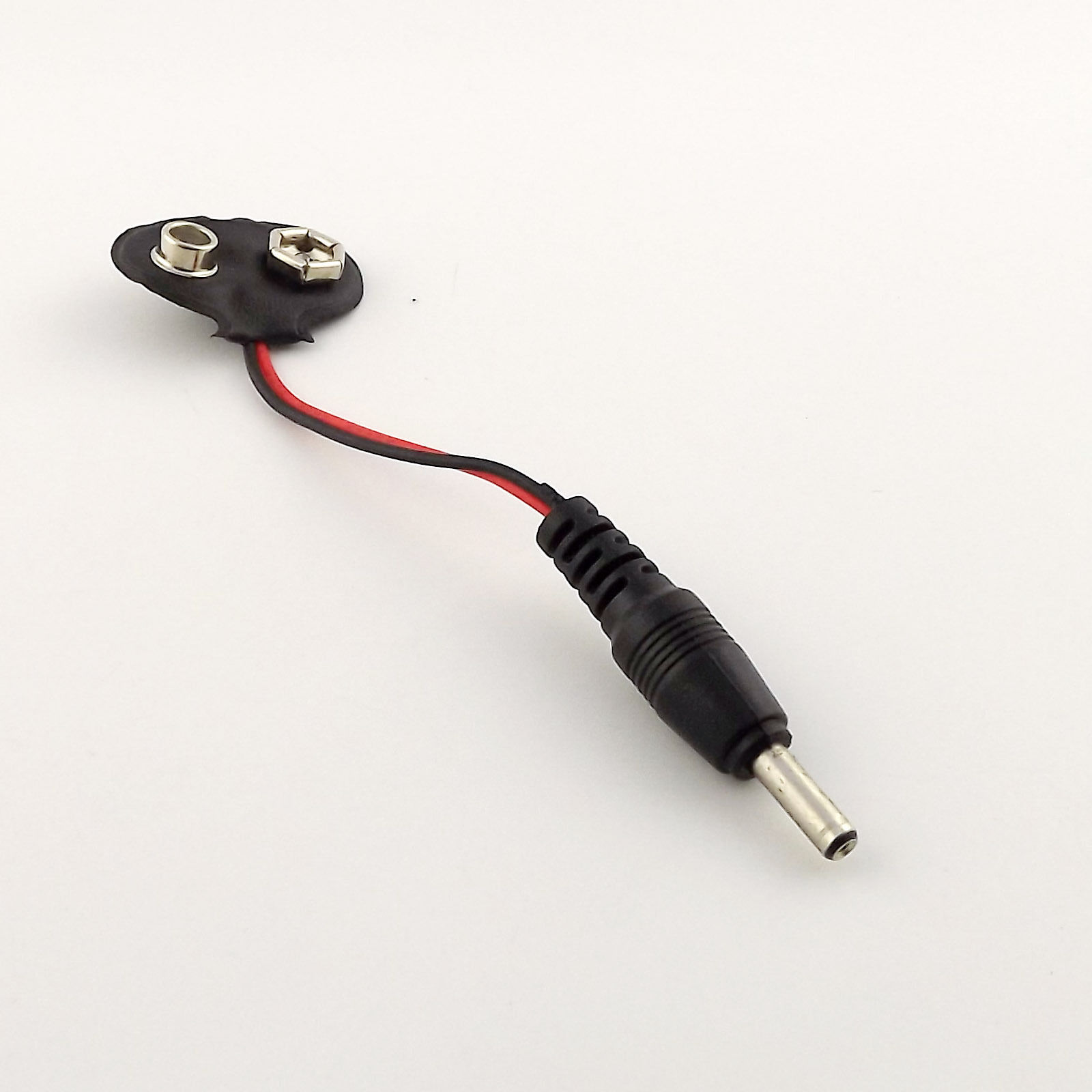 DC 3.5mm x 1.35mm 9V Male Plug Battery Button Snap Clip Power Cable