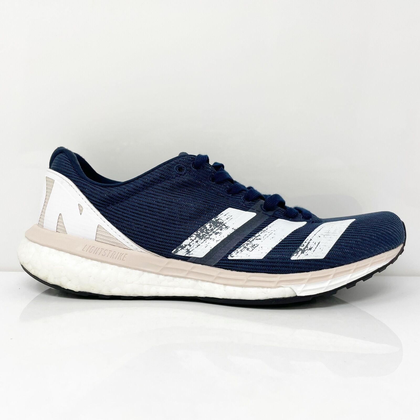 

Adidas женские Adizero Boston 8 EH3134 синие кроссовки кроссовки размер 7.5, Синий, Adizero Boston 8