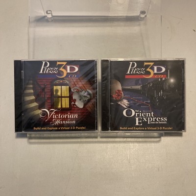 Puzz 3D: Victorian Mansion CD-Rom (1998 Wrebbit Interactive) Orient Express Lot