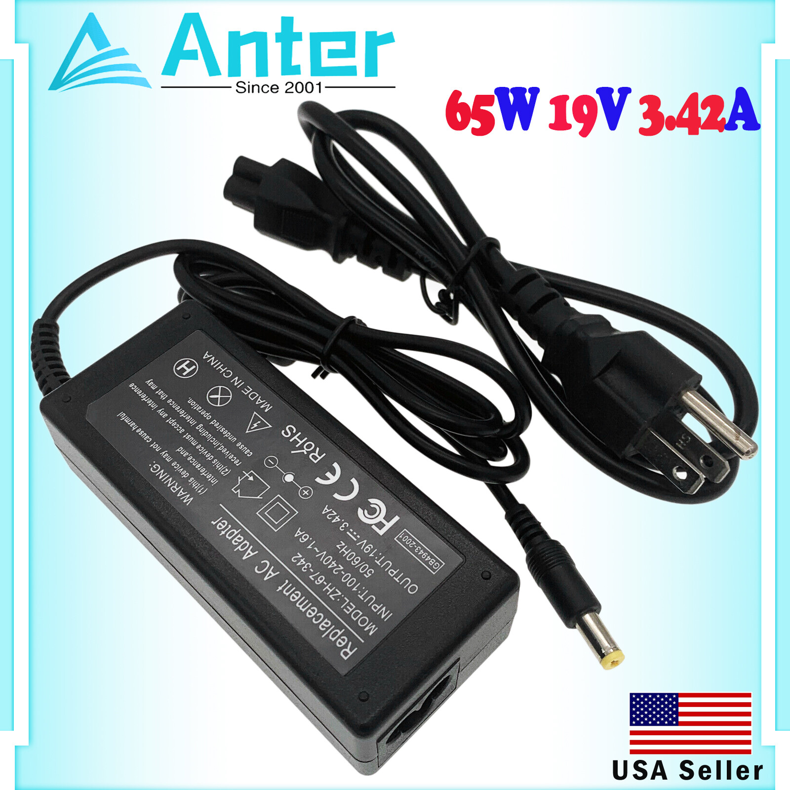 Charger For Acer Aspire 5532-5535 5534-5410 5534-1121 Power Supply