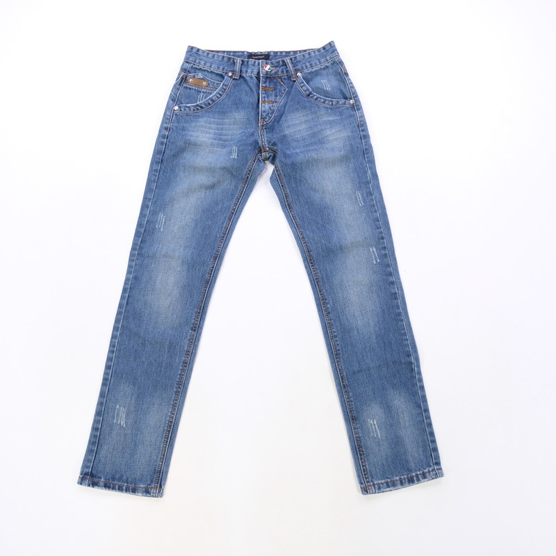メンズ 00s dsquared2 front zip straight denim