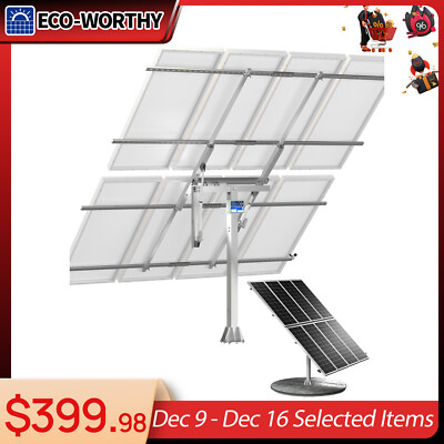 ECO-WORTHY Solar Panel Dual Axis Tracking System Tracker Controller For 10PCS