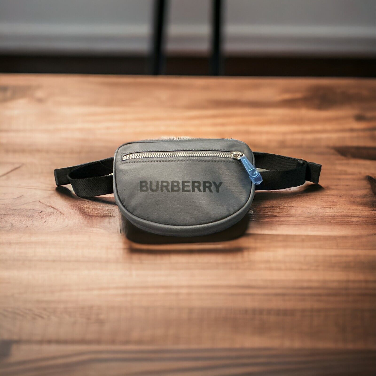 New Authentic Burberry Logo Print Nylon Cannon Bum Bag New Authentic Burberry Logo Print Nylon Cannon Bum Bag