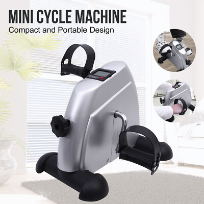 Portable Mini Cycle Bike Foot Pedal Exercise Machine Arm Leg