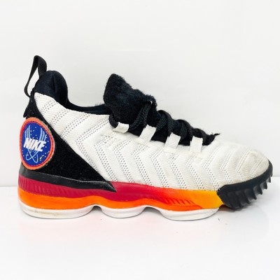 

Белые баскетбольные кроссовки Nike Boys LeBron 16 AQ2467-188, размер 11C, Белый, LeBron 16
