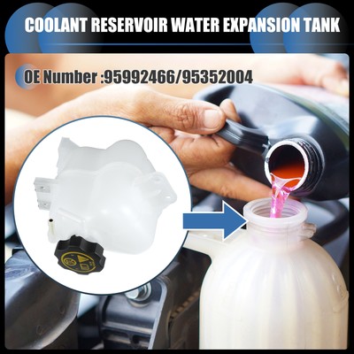 1 Set Coolant Expansion Overflow Tank W/ Cap No.95992466 for Chevrolet Beat 1.2L