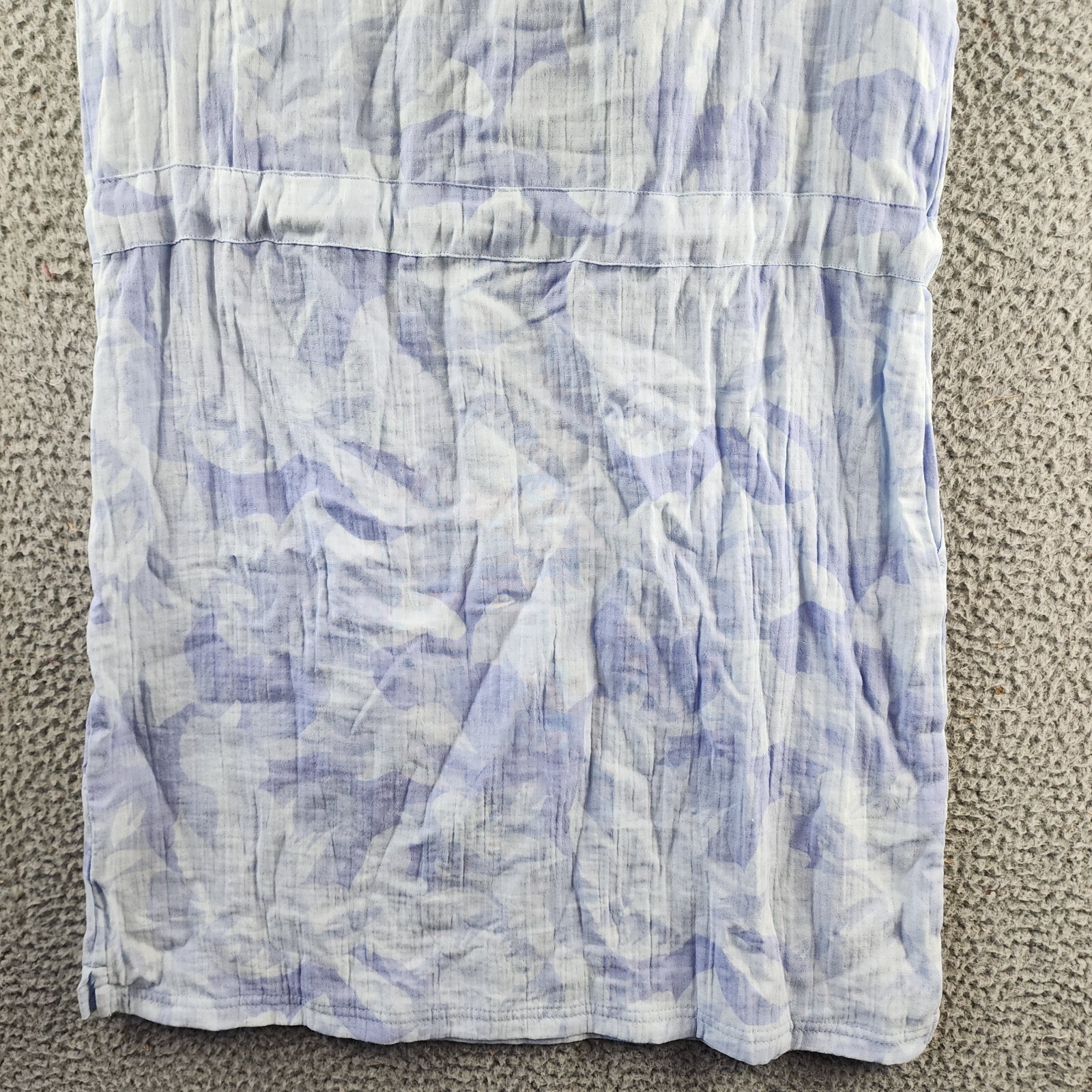 Columbia Holly Hideaway Breezy Dress Women's S Whisper Peonies Button Closure - Picture 13 of 14