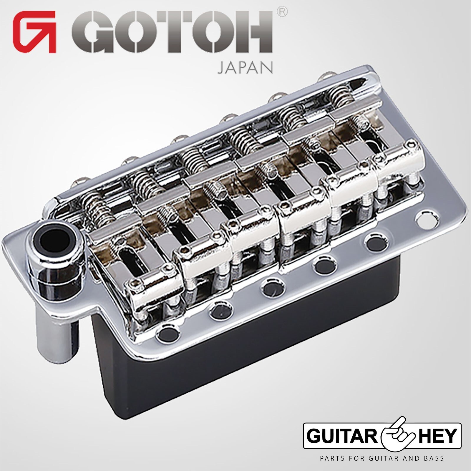 NEW Gotoh 510T-SF2 Non-locking Tremolo Bridge Steel Saddles NEW Gotoh 510T-SF2 Non-locking Tremolo Bridge Steel Saddles