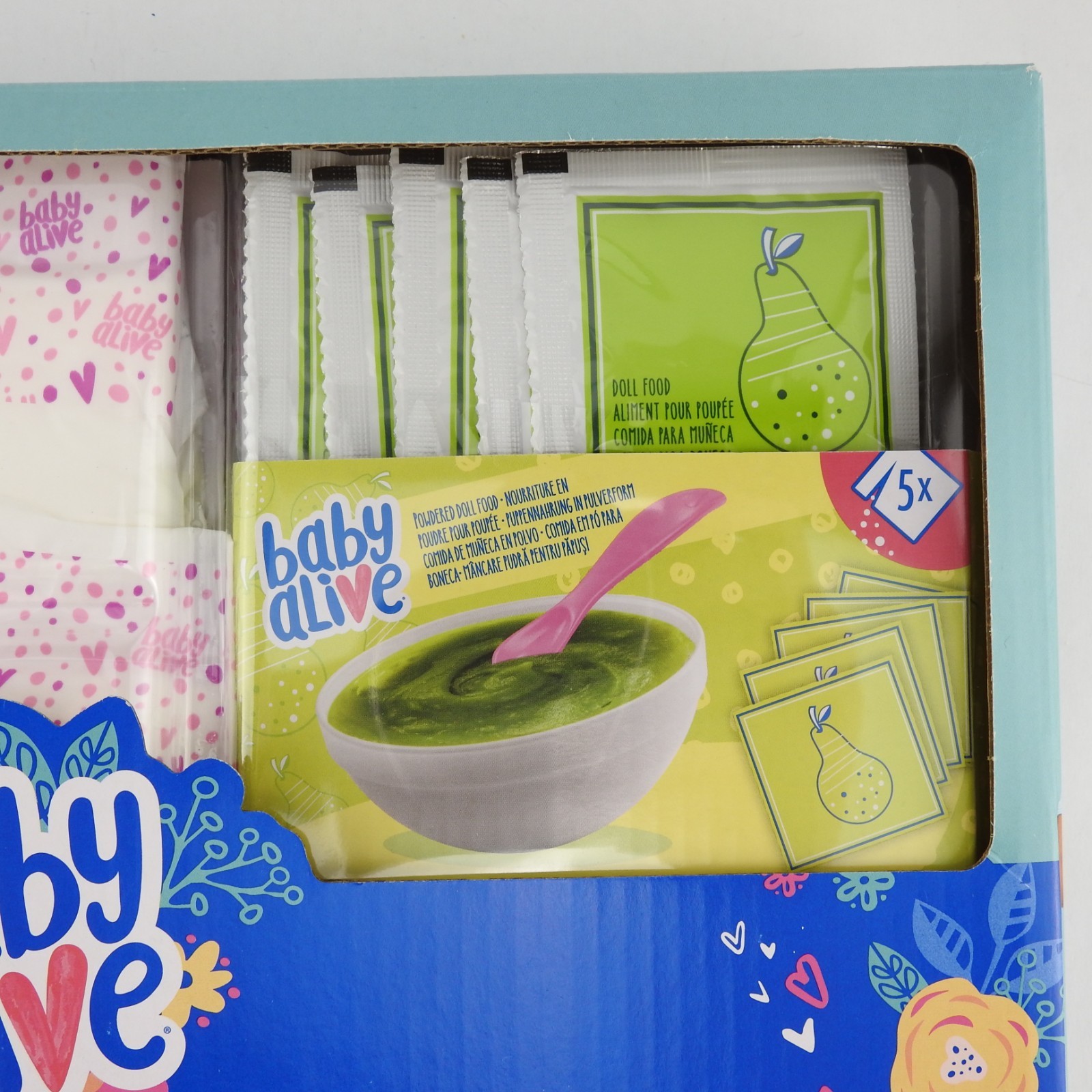 New Baby Alive Diaper 'n Snack Refill Pack Brand Hasbro Baby Doll Food 24pc