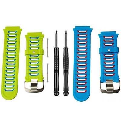Garmin Forerunner 920XT Blue & Green Watch Wrist Strap Bands Kit 010-11251-54