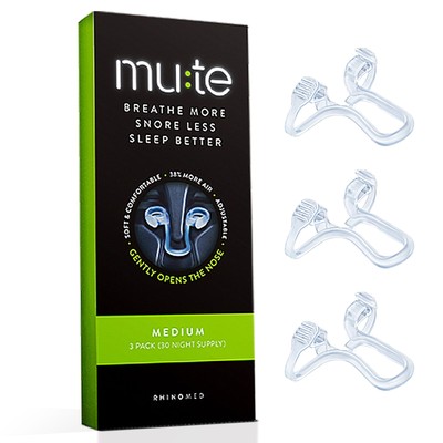 Mute Snoring Solution Nasal Dilator for Snore Reduction - Anti-Snoring Aid So...