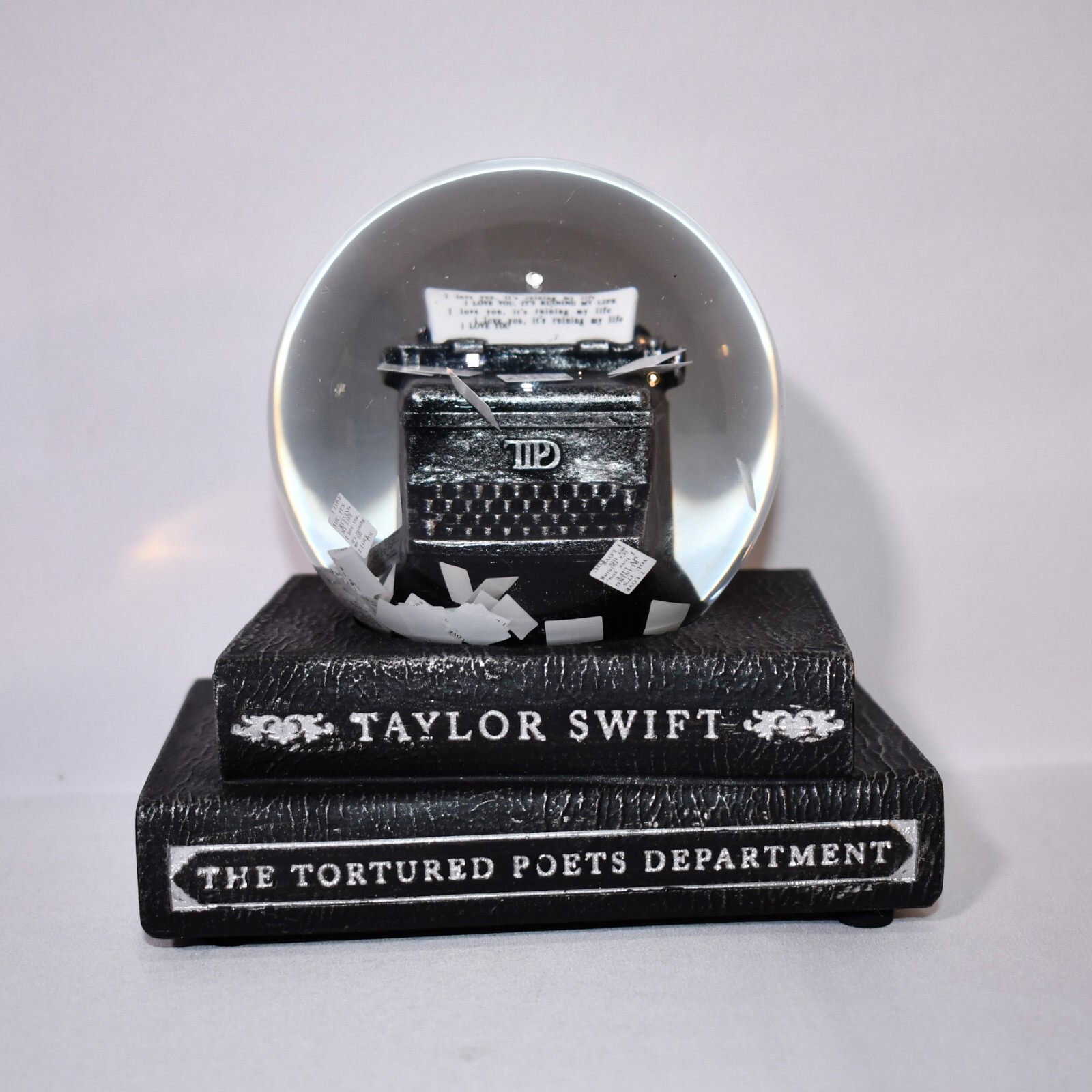 TTPD スノードーム Taylor Swift  globe Taylor Swift TTPD Snow Globe The Tortured Poets Department