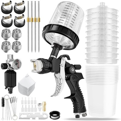 HVLP Lackierpistole Set 1,4-2,5mm PROFI Spritzpistole Auto Lack