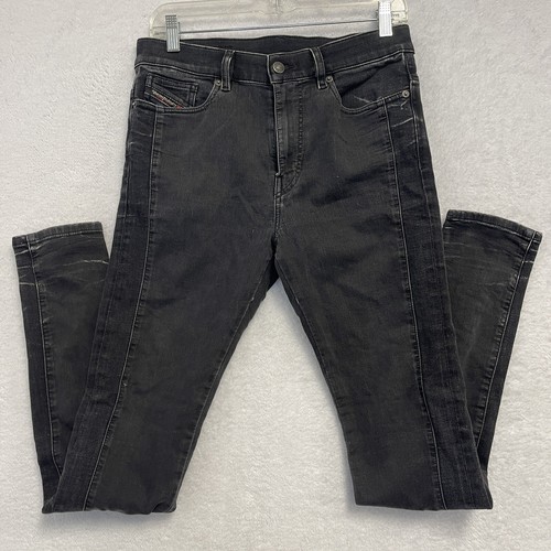 Diesel Side Paneled Light Wash Black DReeft Jogg Stretch