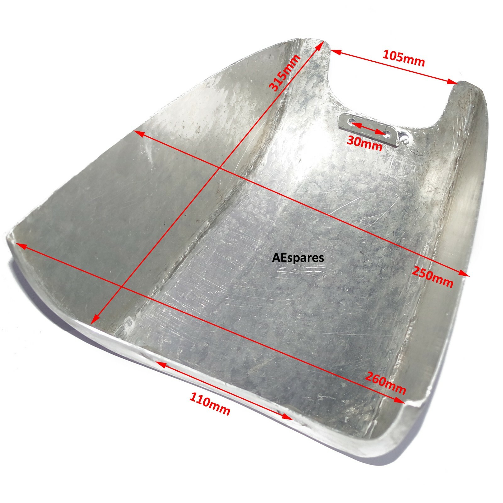 Dual Seat Cowl Aluminium Fits Royal Enfield GT Continental 535cc  