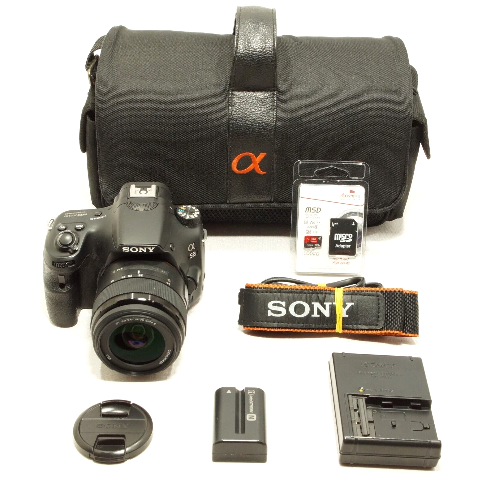 SONY α58 Wレンズキット 付属品とバッグも完備 まだまだガンガン使え