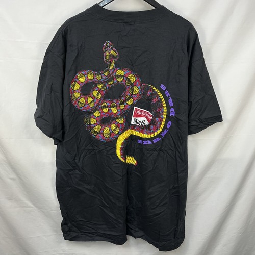 VINTAGE 90S NOS MARLBORO ADVENTURE TEAM SNAKE PASS T SHIRT L/XL