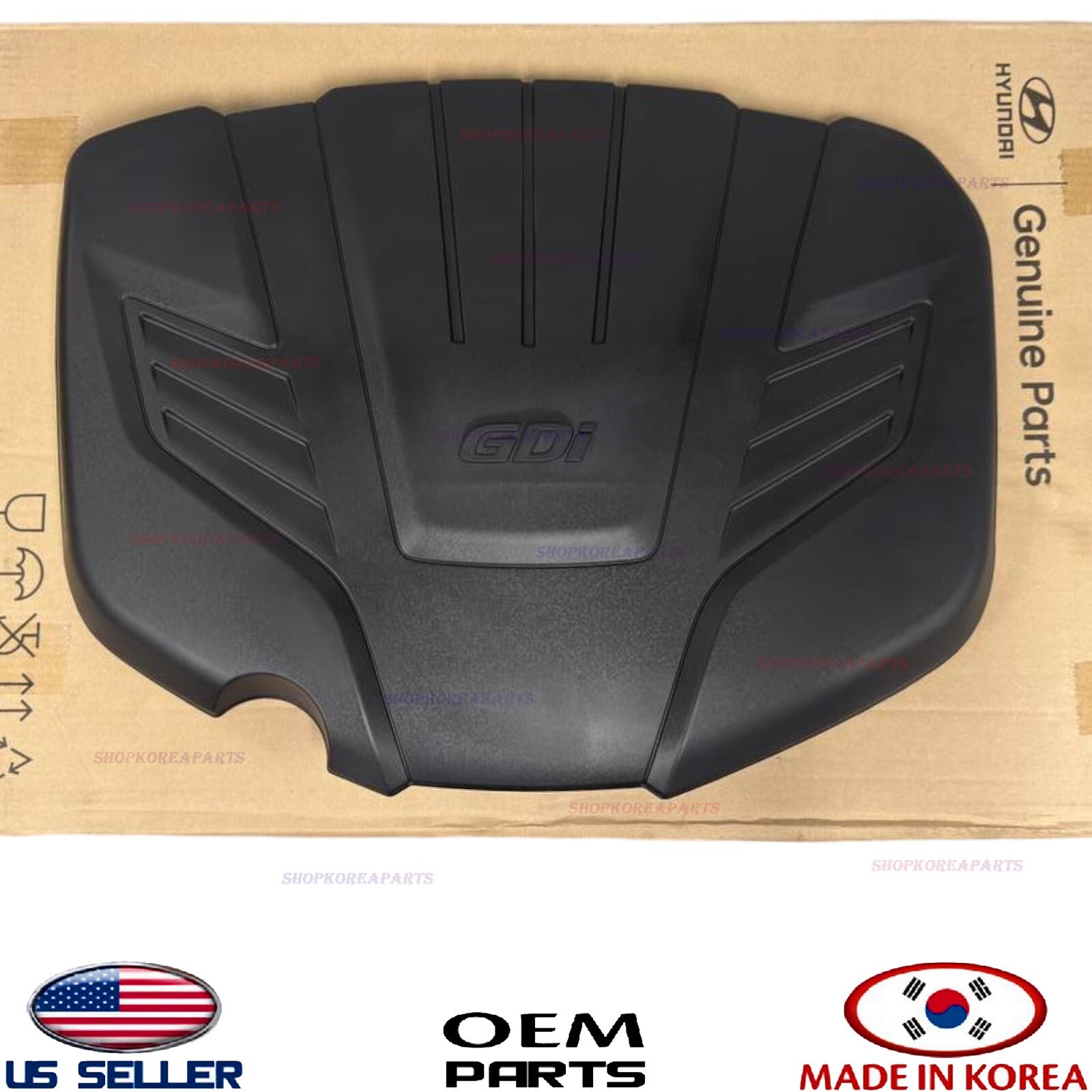OEM Engine Appearance Cover GENUINE! HYUNDAI SANTA FE 3.3L