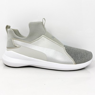 

Кроссовки Puma Girls Rebel Mid Glow 367192 02 Серые кроссовки Размер 6.5C, Серый, Rebel Mid Glow